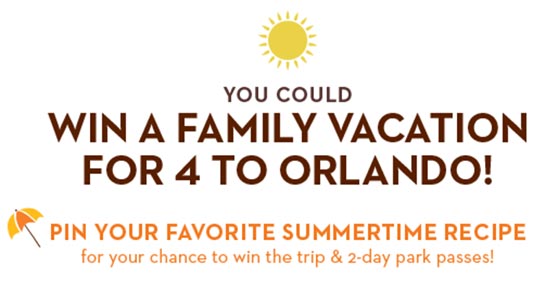 Win a Family Vacation to Orlando