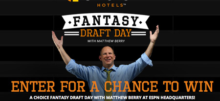 Win a Trip for 10 to ESPN HQ for Draft Day Party