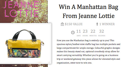 Win a Manhattan Bag