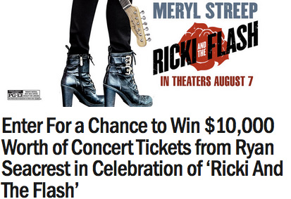 Win $10,000 Cash Gift Card for Concert Tickets