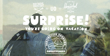 Urban Outfitters: Win a Trip to a Surprise Location
