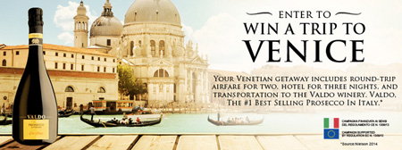 Win a Trip for 2 to Venice, Italy