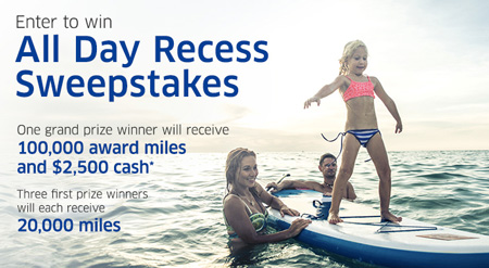 Win 100,000 United MileagePlus Award Miles and a $2,500 check