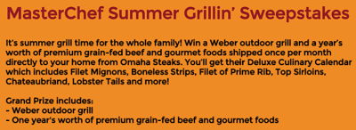 Win a Weber Grill & Year’s Supply of Grassfed Beef