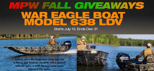 Win a War Eagle Boat