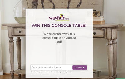 Win a Console Table