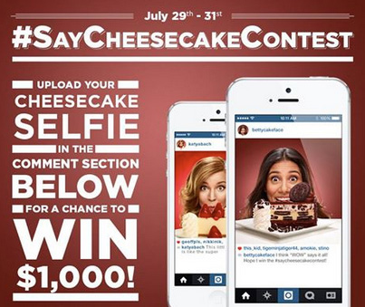Cheesecake Factory: Win $1,000 Cash