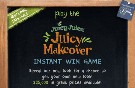 Win 1 of 4 $2,500 Checks + 1,000 Juicy Juice Products