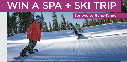 Win a Spa + Ski Trip for 2 to Reno-Tahoe