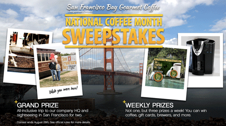 Win a Trip to SF for National Coffee Month