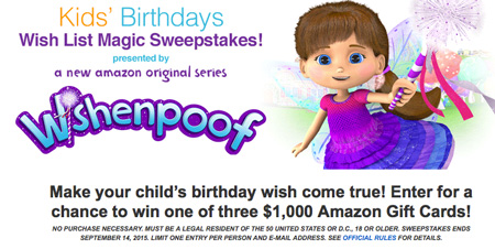 Win One of Three $1,000 Amazon Gift Cards