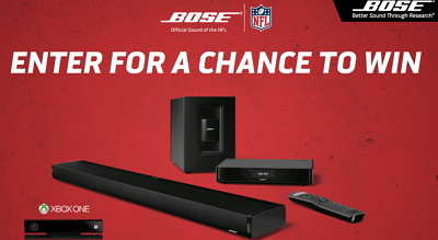 Win a Bose Theater System & Xbox One