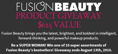 Win a Fusion Beauty Product Assortment ($625 Value)
