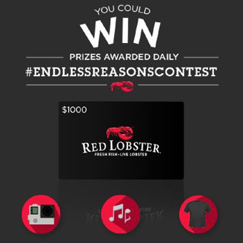 Win Red Lobster Gift Cards and More