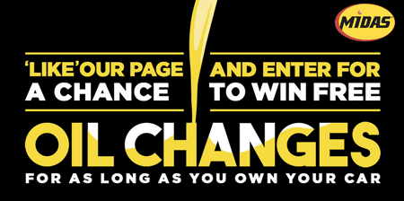 Midas: Win Free Oil Changes for As Long as You Own Your Car