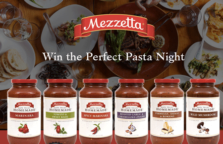 Win All Six Flavors of Napa Valley Homemade Pasta Sauces and $500 Grocery Card