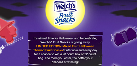 Win 200 bags of Limited Edition Mixed Fruit Halloween