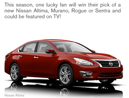 Win your choice of a Nissan vehicle up to $40,000