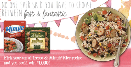 Win $1,000 from Minute Rice