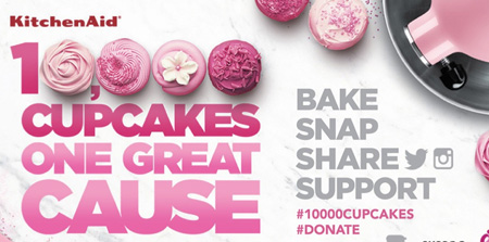 Win 1 of 3 Cook For The Cure KitchenAid Pink Stand Mixers