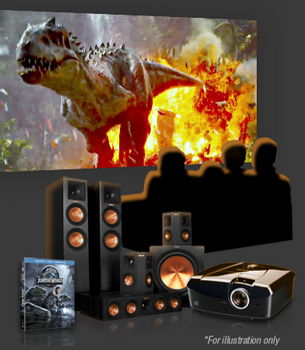 Win a Jurassic Home Theater System