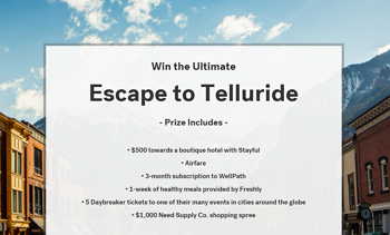 Win a Telluride Escape