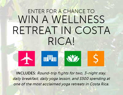 Win a Costa Rican Wellness Retreat