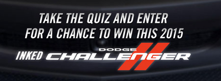Win an Inked 2015 Dodge Challenger RT Shaker