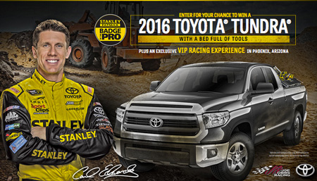 Win a 2016 Toyota Tundra
