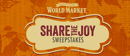 Win a $2,000 World Market Gift Card