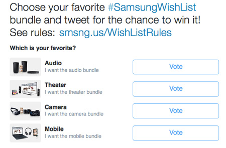 Win an Audio, Theater, Camera, or Mobile Bundle from Samsung