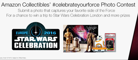 Win a Trip to Star Wars Celebration in London from Amazon