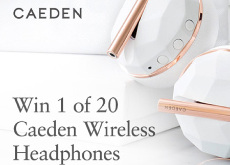 Win Caeden Wireless Headphones (valued at $199)