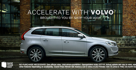 Win a Volvo XC60 36-Month Lease