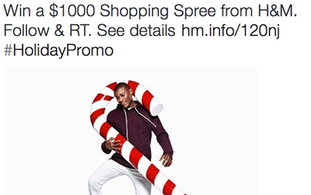 Win a $1000 H&M Holiday Gift Card