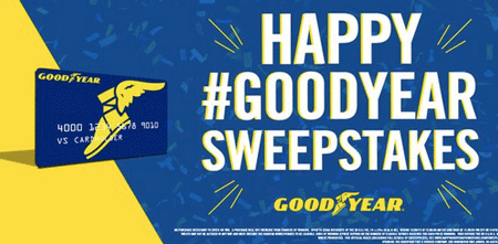 Win a New 2016 Vehicle from Goodyear