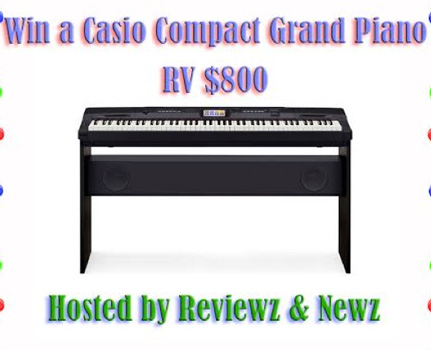 Win a Casio Compact Grand Piano worth $800