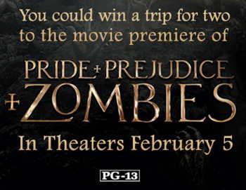 Win a Trip to the Pride Prejudice Zombies Premiere