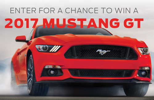 Win a 2017 Mustang GT
