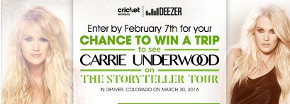 Win a Trip to Carrie Underwood Concert in Denver