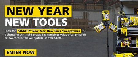 Win Tool Prize Packages from Stanley