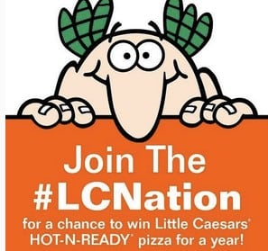 Win Free Pizza for a Year from Little Ceasars