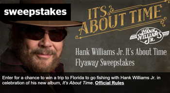 Win a Fishing Trip with Hank Williams, Jr