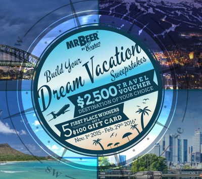 Mr. Beer: Win a $2,500 Travel Voucher