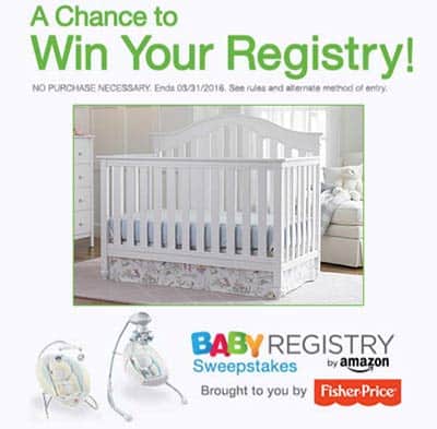 Fisher-Price Sweepstakes: Amazon Baby Registry