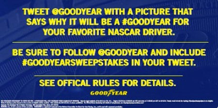 Goodyear Sweepstakes Season Launch
