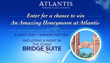 Win a Honeymoon at Atlantis in the Bahamas