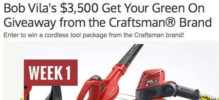 Win a $3,500 Cordless Prize Package from Bob Vila