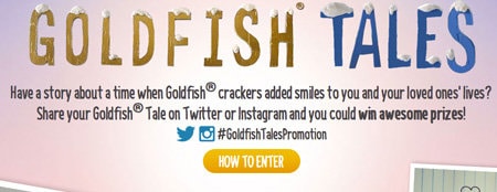 Win $1,000 from Goldfish Crackers