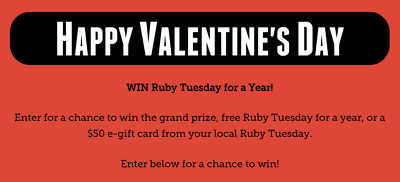 Win A Year Of Ruby Tuesday